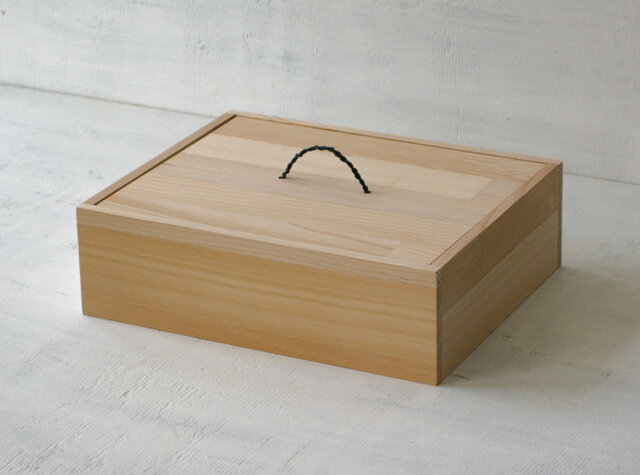 お道具箱(幅広)白木タイプの画像1枚目