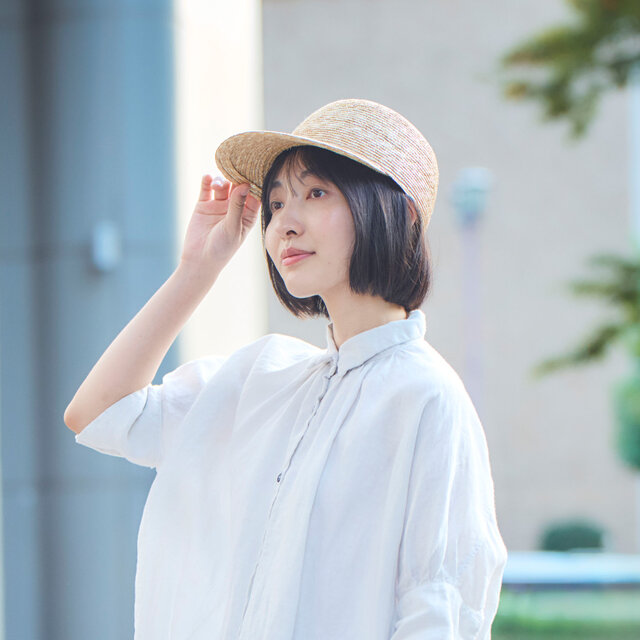 ✿新品✿M＆KYOKO麦わら帽子 A.M.S.｜ハット カンカン帽 メンズ レディース 麦わらハット