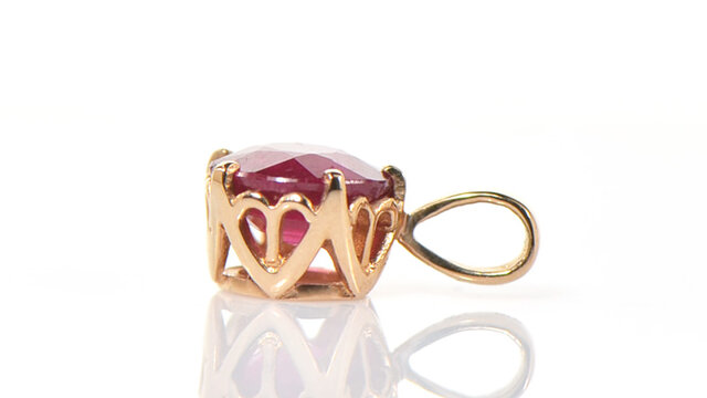 K10 ルビー ペンダントトップ YK-BL079 | iichi 日々の暮らしを