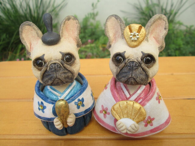 お雛様☆フレンチブルドッグ③ | iichi 日々の暮らしを心地よくする