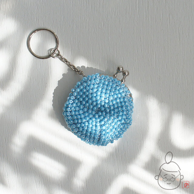 ばあば作☆ちびまるがまぐち（bluesky・858)