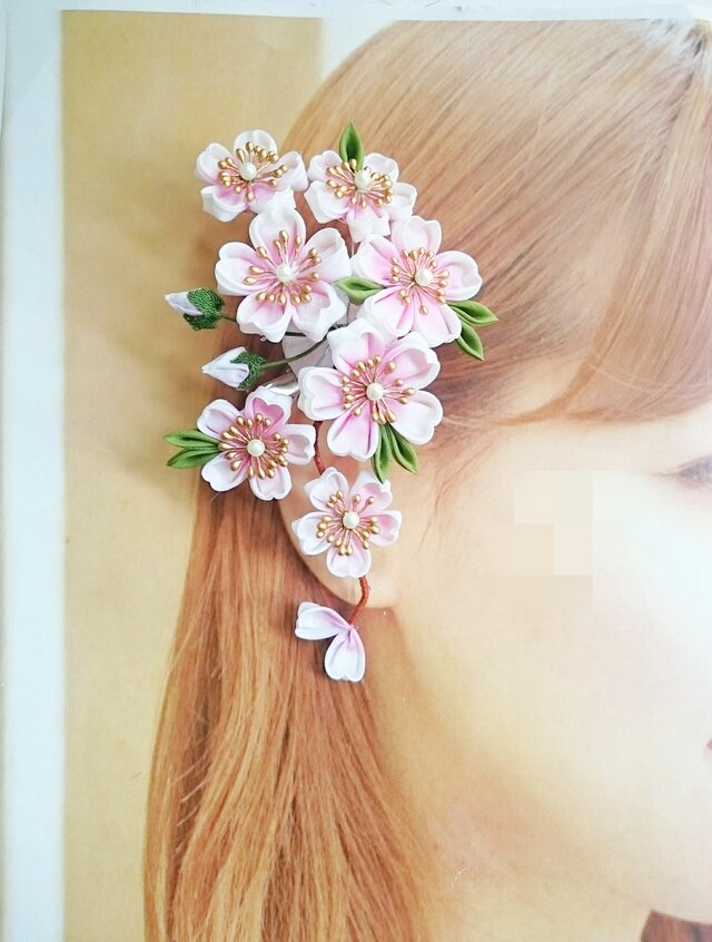 つまみ細工〜桜の髪飾り〜 | iichi ハンドメイド・クラフト作品・手仕事品の通販