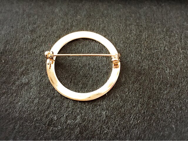 スワロフスキー・クリスタルデコ:ブローチ2点セット(シルバー