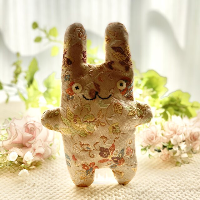 和柄☆ベージュのおしどりフニータ