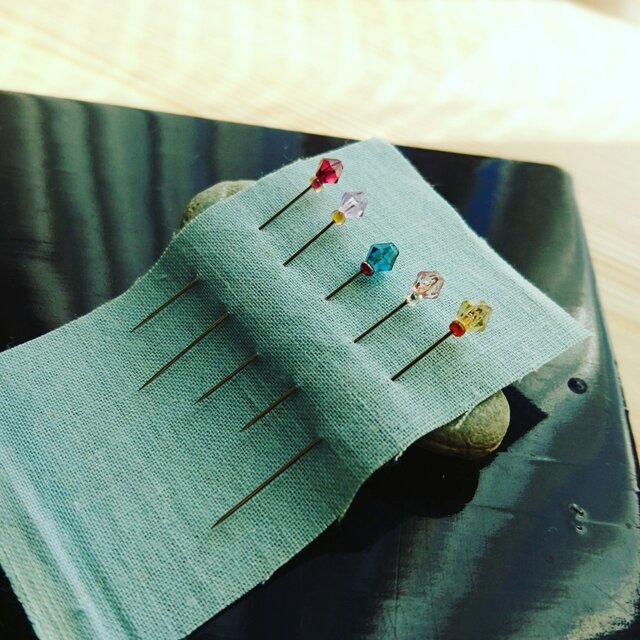 再販☆ビーズ 待ち針の画像1枚目