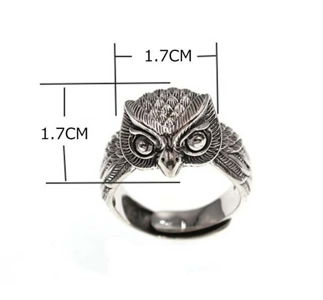 ＜受注制作＞ふくろうのリング　梟　フクロウ　0096 受注制作＞ふくろうのリング 梟 フクロウ 0096 指輪・リング