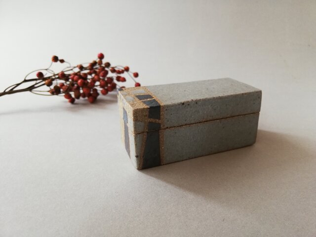 牛歩 蓋物(グレー)の画像1枚目