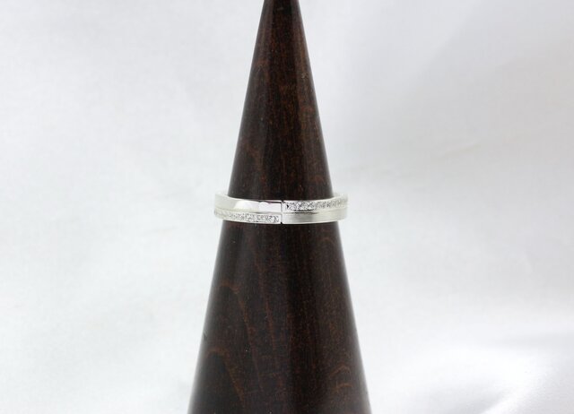 Pt900 ダイヤモンド・ハーフエタニティリング type4 | iichi 日々の