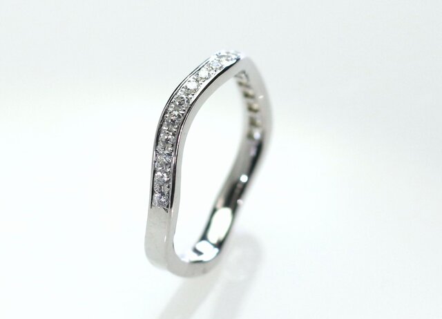 pt900 ダイヤモンドハーフエタニティリング Pt900 0.85ct 天然 ダイヤモンド ハーフ エタニティ リング