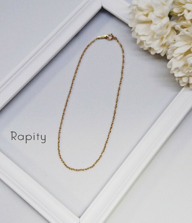 14kgf ゴールド ☆チェーンアンクレット