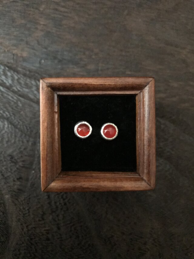 赤メノウのPierceの画像1枚目
