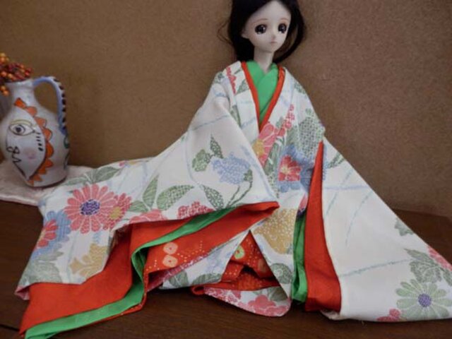 SDノーマルタイプ用 創作打掛(3枚重ね)の画像1枚目