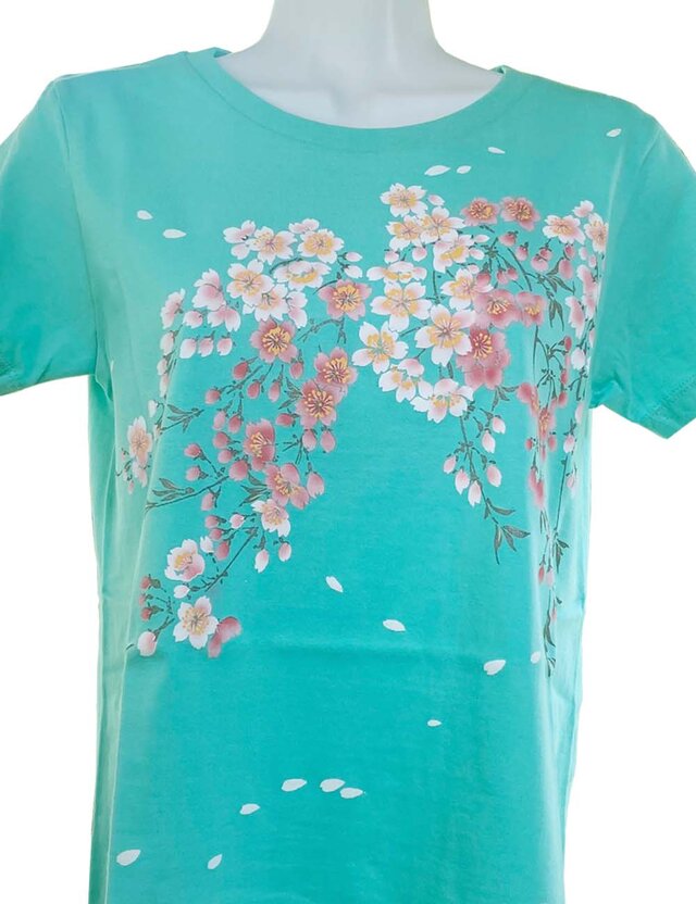 手染め京友禅Tシャツ 桜 | iichi 日々の暮らしを心地よくする