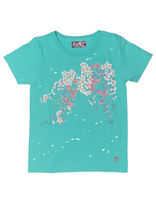 手染め京友禅Tシャツ 桜 | iichi 日々の暮らしを心地よくする