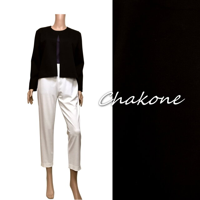 【ジャケット】ボレロ・カーディガン・ジャケット(SM) ブラック(黒) ポリレーヨン混紡