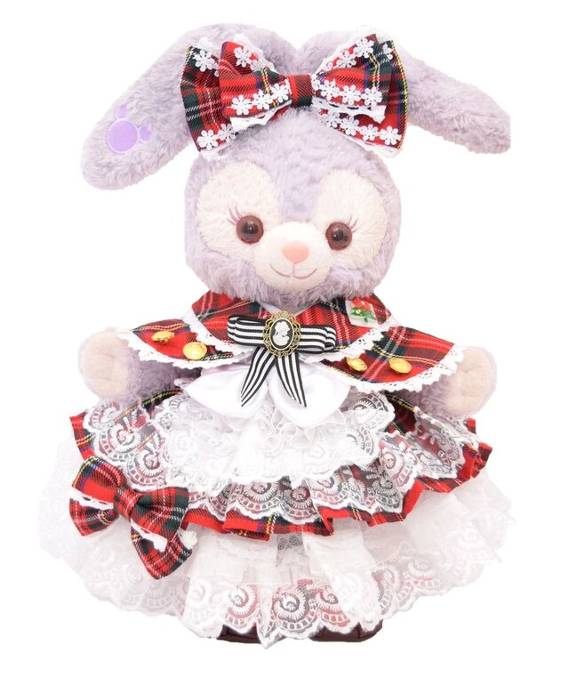 ステラ・ルー 服 コスチューム ケープ付赤チェックドレス クリスマス 改良版 本体無 Sサイズ用 送料無料