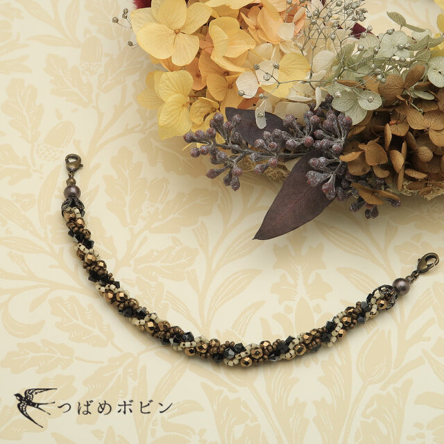 ジュエリークロッシェの羽織紐◎BGL001【送料無料】の画像1枚目
