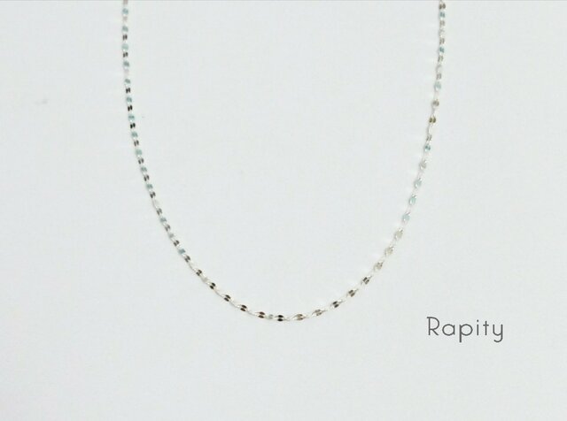 Silver925☆ ペタルチェーン ネックレスの画像1枚目