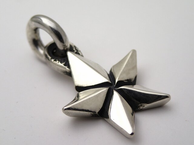 スターペンダント スター 星 星ペンダント シルバー925 シルバーアクセサリー 「五光星」 (ゴコウセイ) 五芒星の画像1枚目