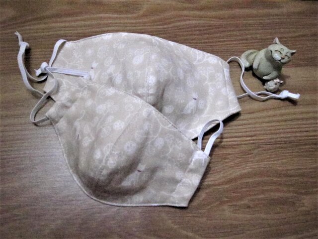 子供用マスク(猫)の画像1枚目