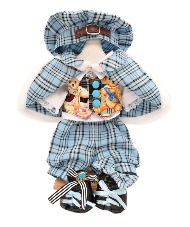 ジェラトーニ 服 コスチューム マント付くまちゃん ブルー 本体無 S