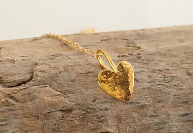 K24 Pure Gold Heart◇ハートの純金ペンダントトップ | iichi 日々の