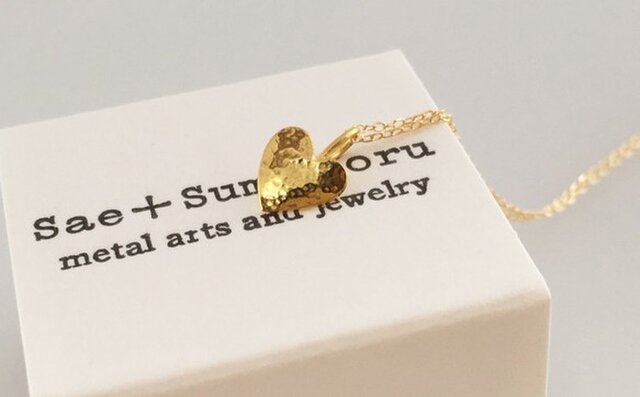 K24 Pure Gold Heart◇ハートの純金ペンダントトップ | iichi 日々の
