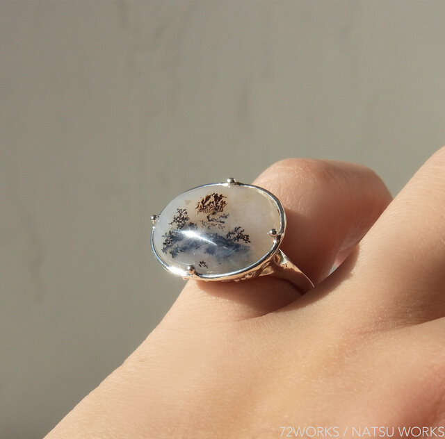 デンドリティックアゲート・リング ＊ Dendritic Agate Ring | iichi