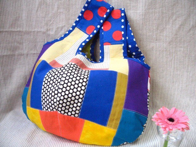 しずくBag 青色の画像1枚目