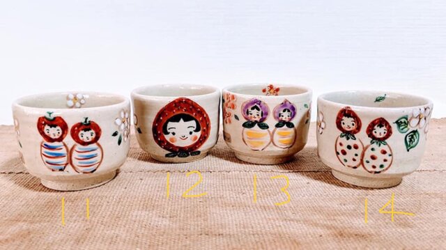 フルーツこけしのうつわの画像1枚目