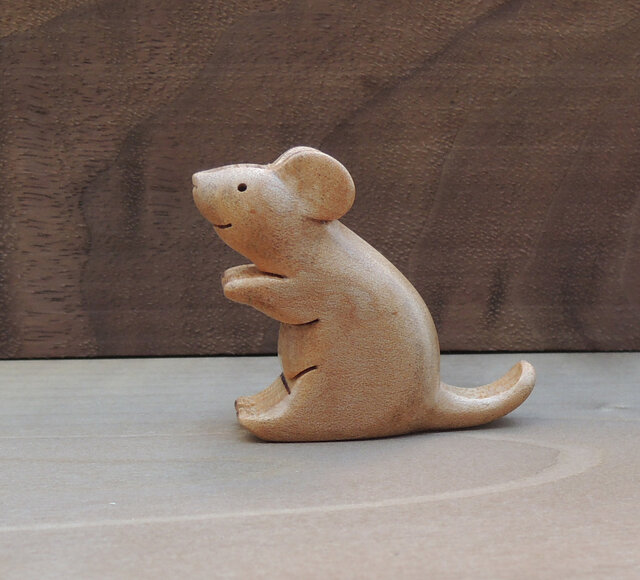 小さなネズミの置物 1 Iichi ハンドメイド クラフト作品 手仕事品の通販