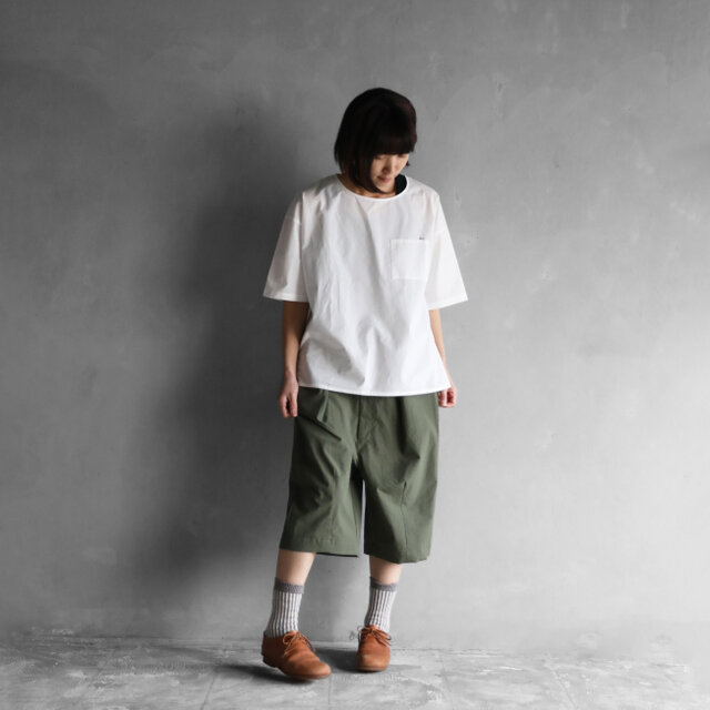 オーガニックコットン半袖ポケットカットソー【ユニセックス】の画像1枚目