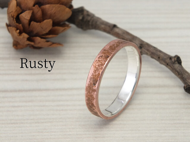 R-RustyW3 銅のエイジングリングの画像1枚目