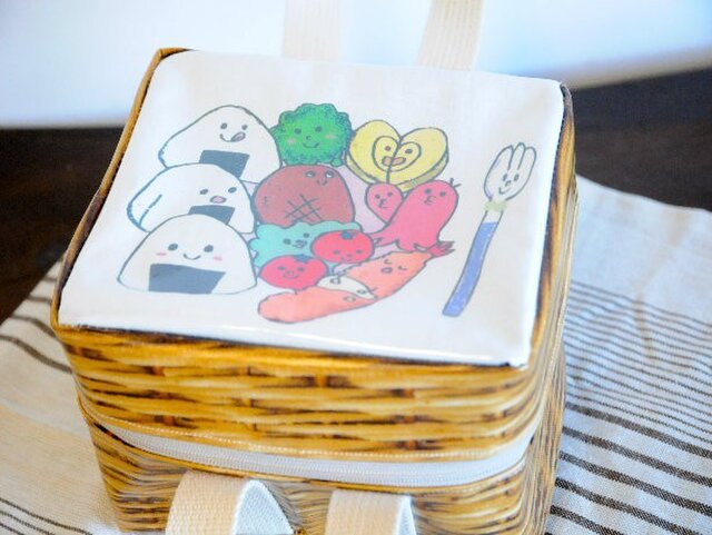 【保温・保冷】お弁当箱柄ランチボックスの画像1枚目