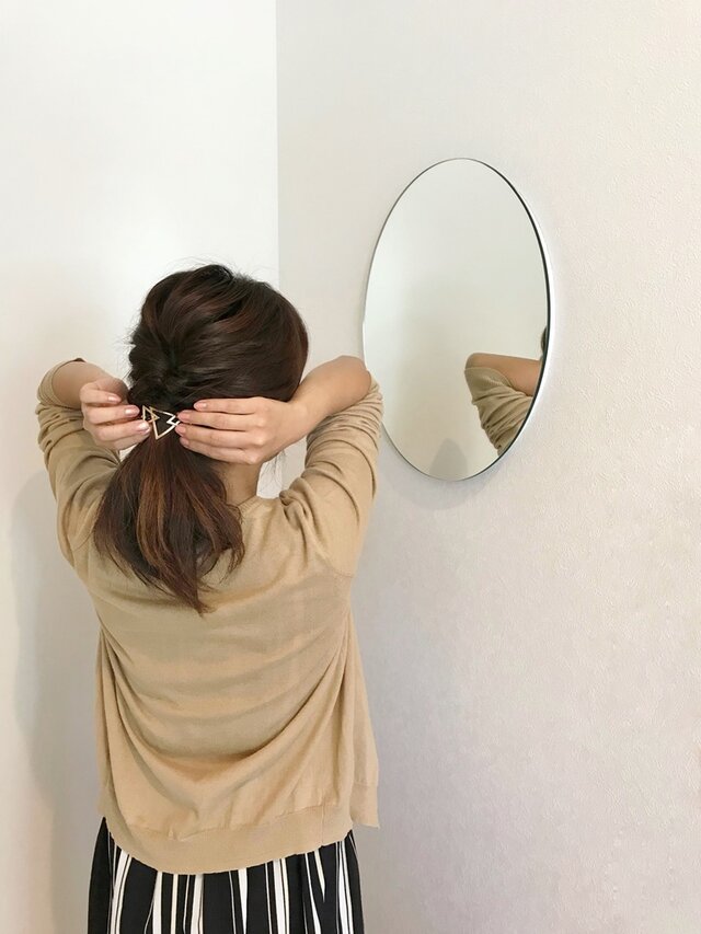 ウォールミラー　まるい鏡/420Φ