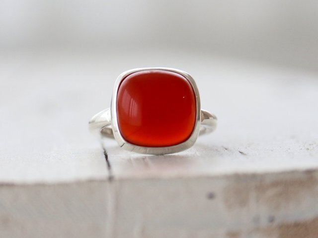 プチトマト風味のカーネリアン ringの画像1枚目