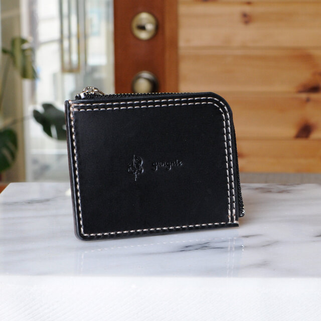 Ｌ字ファスナーのコインケース　タイプA