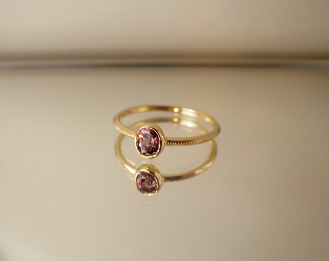 K18 Color Change Garnet Ring | iichi 日々の暮らしを心地よくする