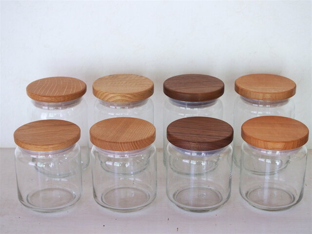 木蓋キャニスター／ブラックウォルナット | iichi 日々の暮らしを