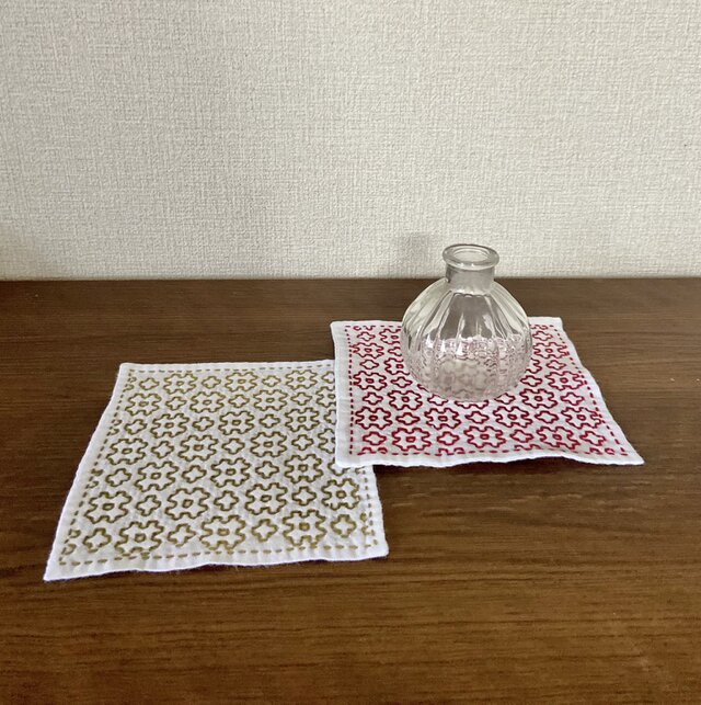 mari刺し子ふきん(ミニミニ) mari様専用刺し子ふきん(ミニミニ)