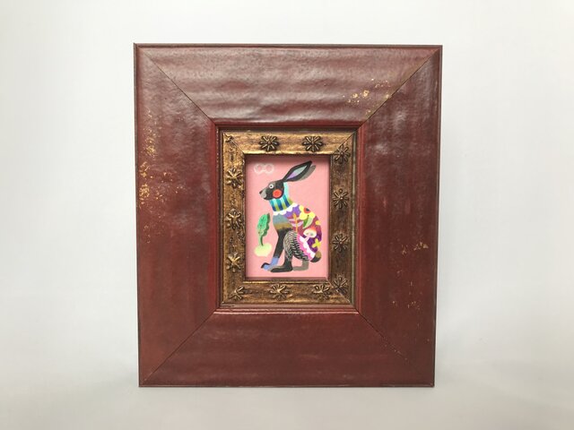 色鉛筆ミニミニ作品「ラビ」の画像1枚目