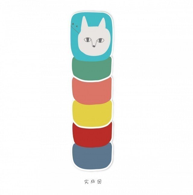 猫落としハガキ【3枚入り 400円】ポストカードの画像1枚目