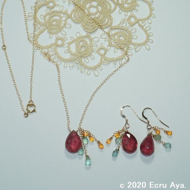 *SpringHappyBag*レッドピンクトルマリンがメインのセット