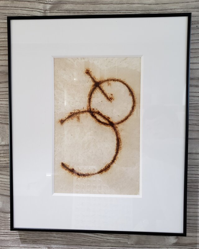和紙(japanese paper)の額 SABIの画像1枚目