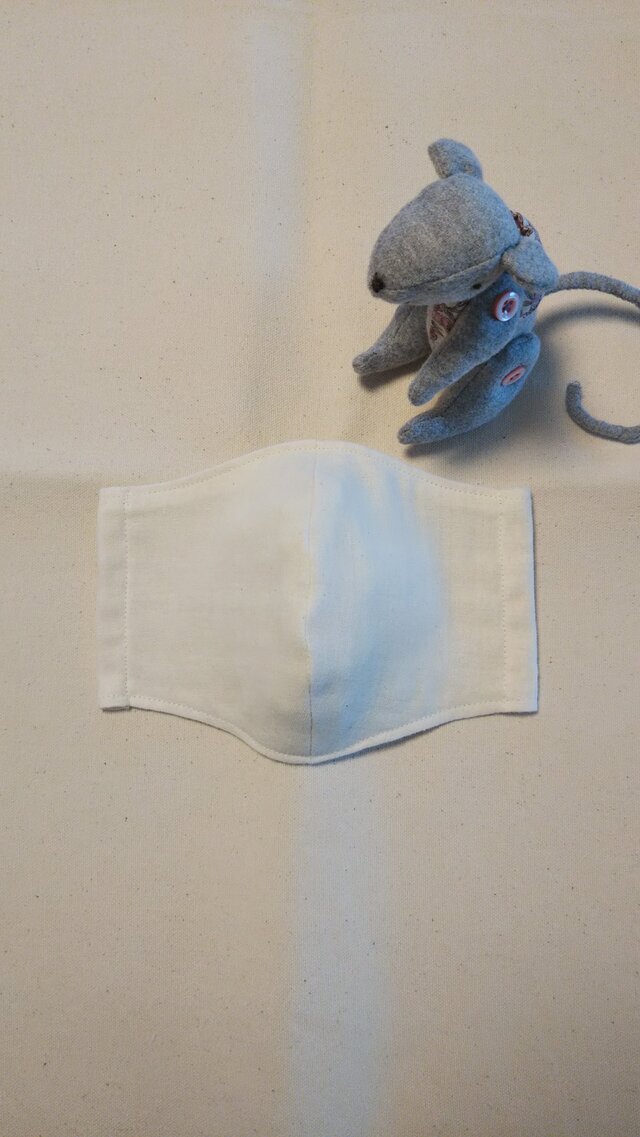 大人用ガーゼマスク(オーガニックきなり)の画像1枚目