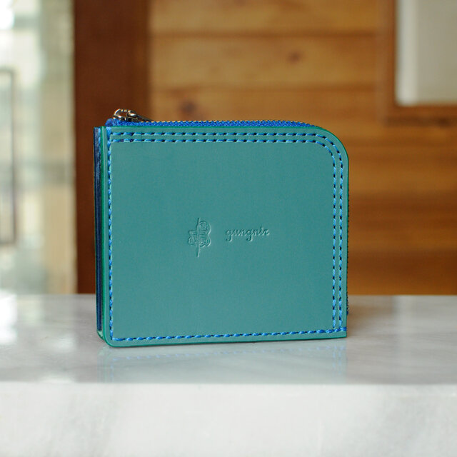 Ｌ字ファスナーのコインケース　タイプB