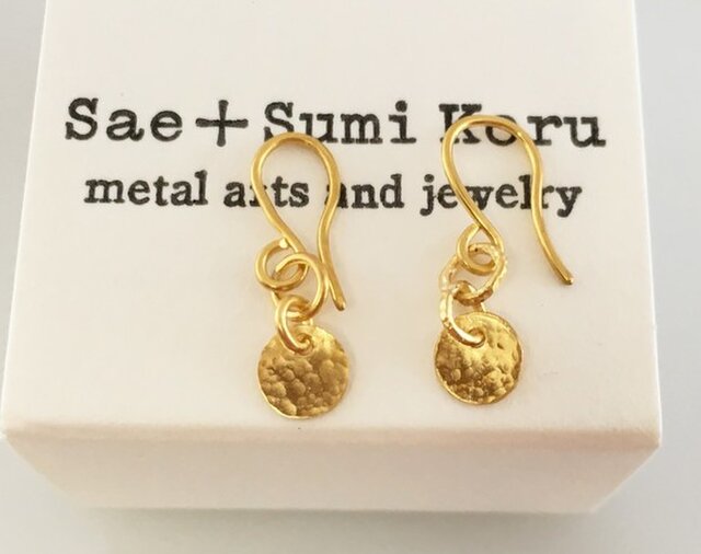 K24 Pure Gold Classic Earrings◇純金のクラシックピアス◇揺れる