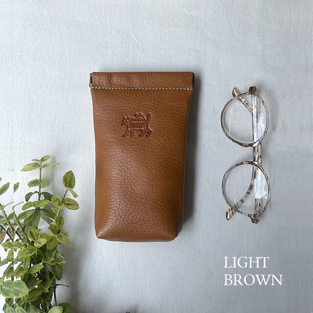 [トラ猫] バネポーチ(メガネケース)