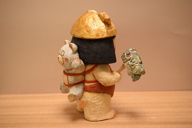 オリジナル五月人形 金太郎 鯉担ぎ オリジナル五月人形金太郎鯉担ぎ