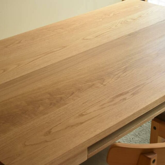 OAKオーク棚付きダイニングテーブルW150 | iichi 日々の暮らしを